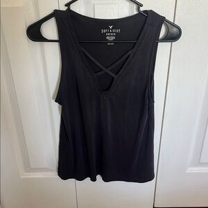 Black Sleeveless Top